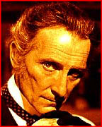 [Peter Cushing portrait]