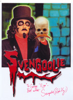 Autographed photo of Rich Koz as Svengoolie